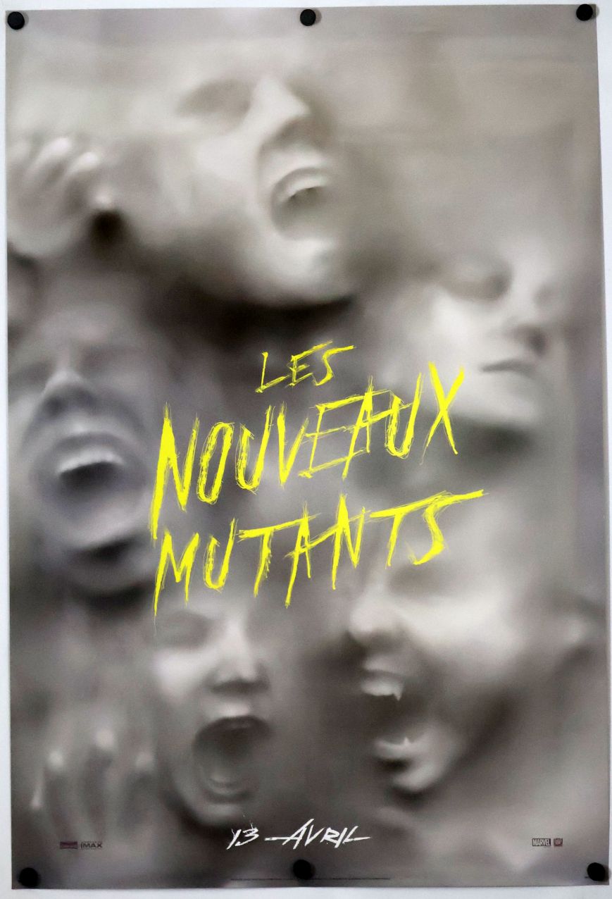 The New Mutants (2020) original theatrical movie poster - Advance - French Language