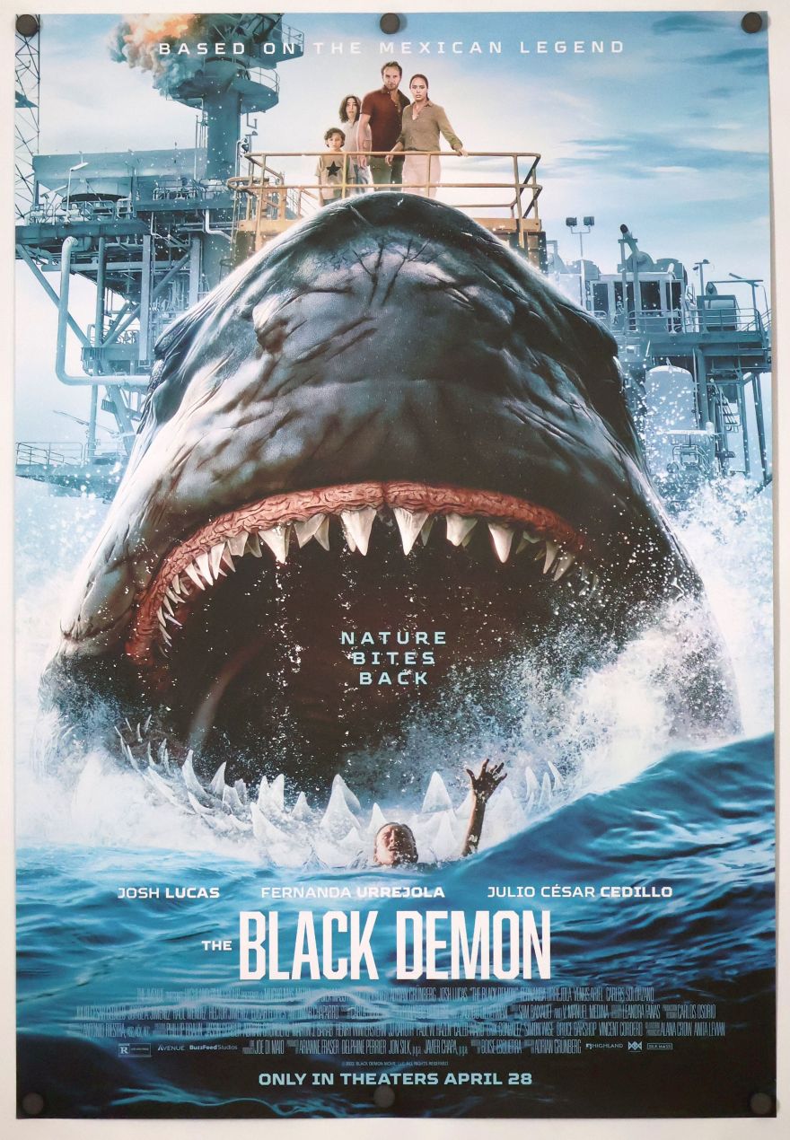 The Black Demon (2023) original theatrical movie poster - Final
