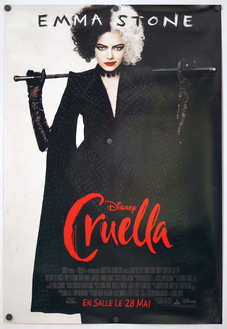 Cruella (2021) original theatrical movie poster - Final - French Language