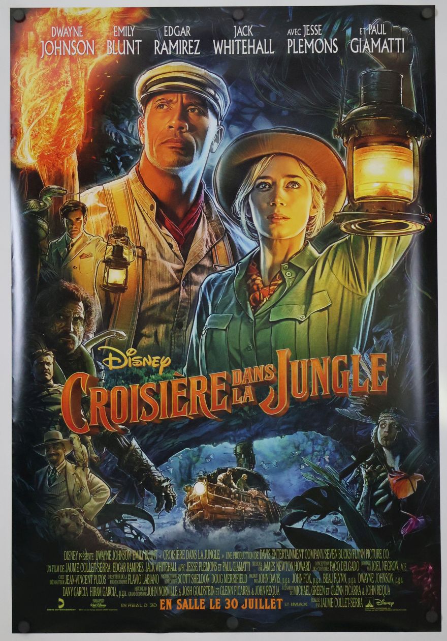 Jungle Cruise (2021) original theatrical movie poster - Final - French Language