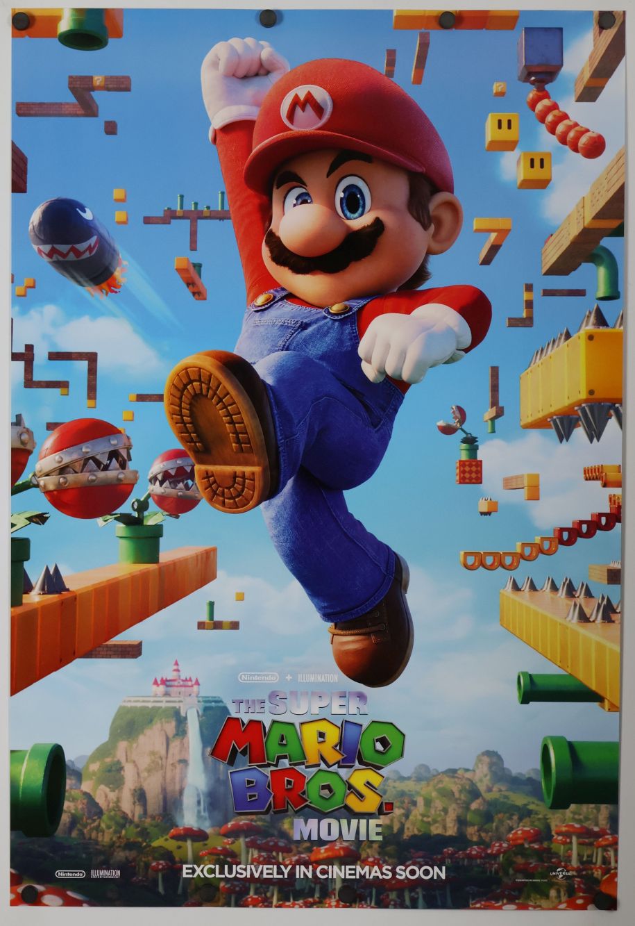 The Super Mario Bros. Movie (2023) original theatrical movie poster - International Style C