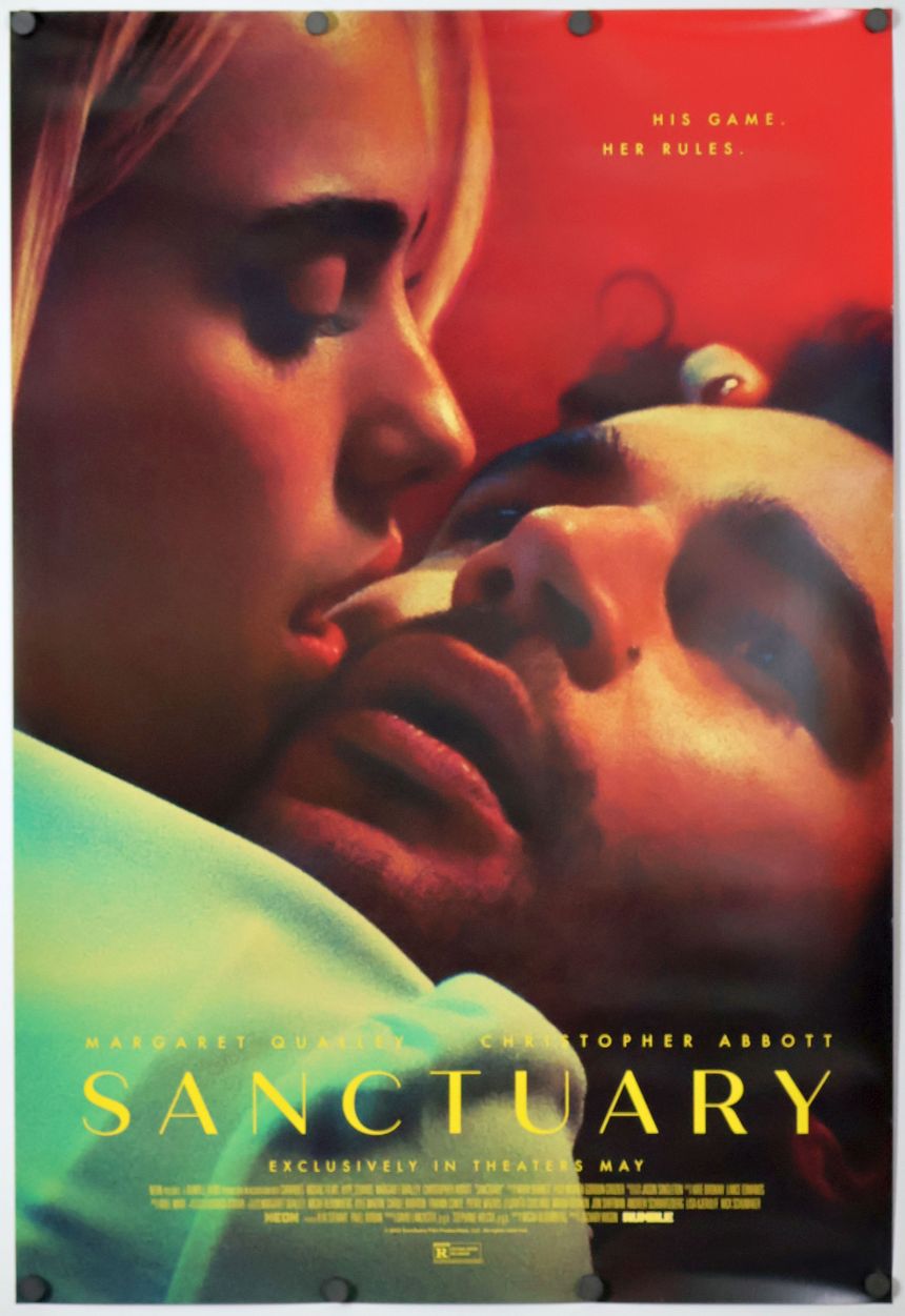 Sanctuary (2023) original theatrical movie poster - Advance