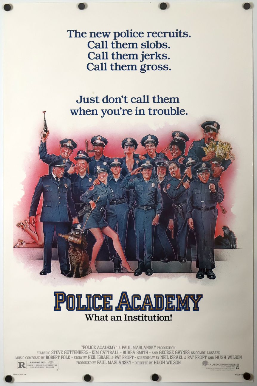 Police Academy (1984) original theatrical movie poster - Final