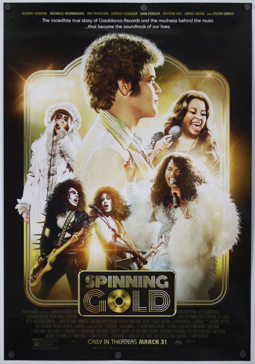 Spinning Gold (2023) original theatrical movie poster - Final