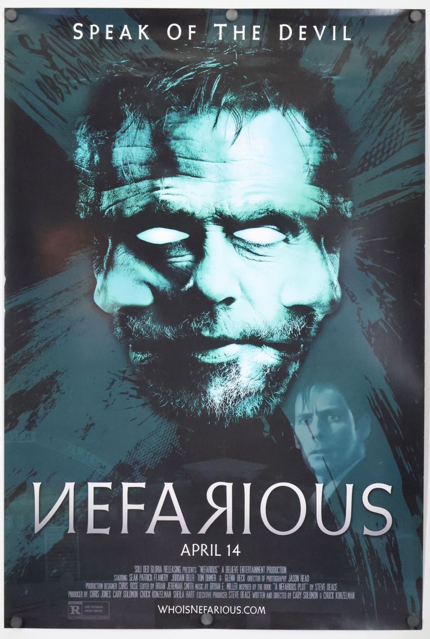 Nefarious (2023) original theatrical movie poster - Final
