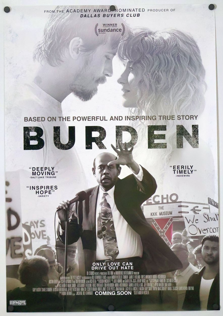 Burden (2020) original theatrical movie poster - Final
