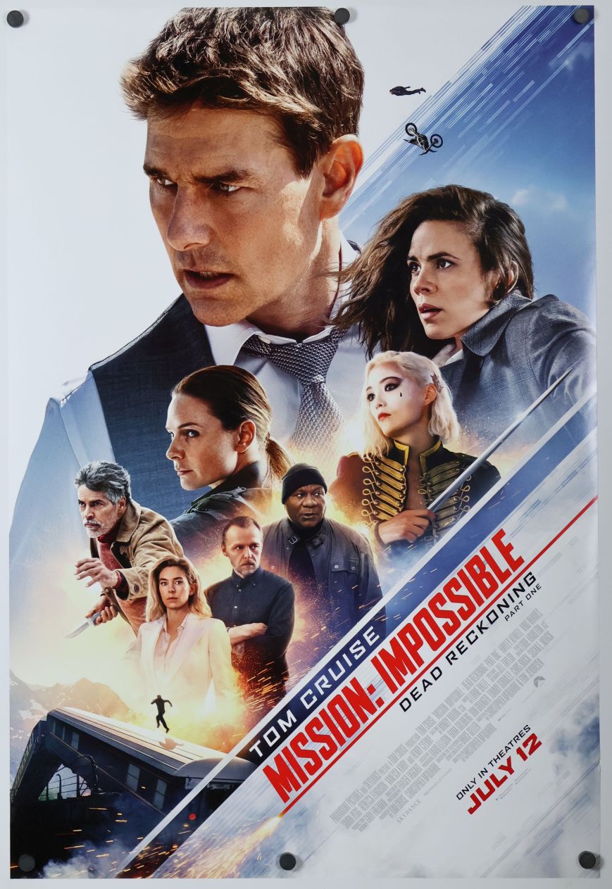 Mission: Impossible - Dead Reckoning Part One (2023) original theatrical movie poster - Style B
