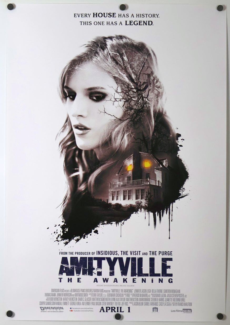 Amityville: The Awakening (2017) original theatrical movie poster - Final