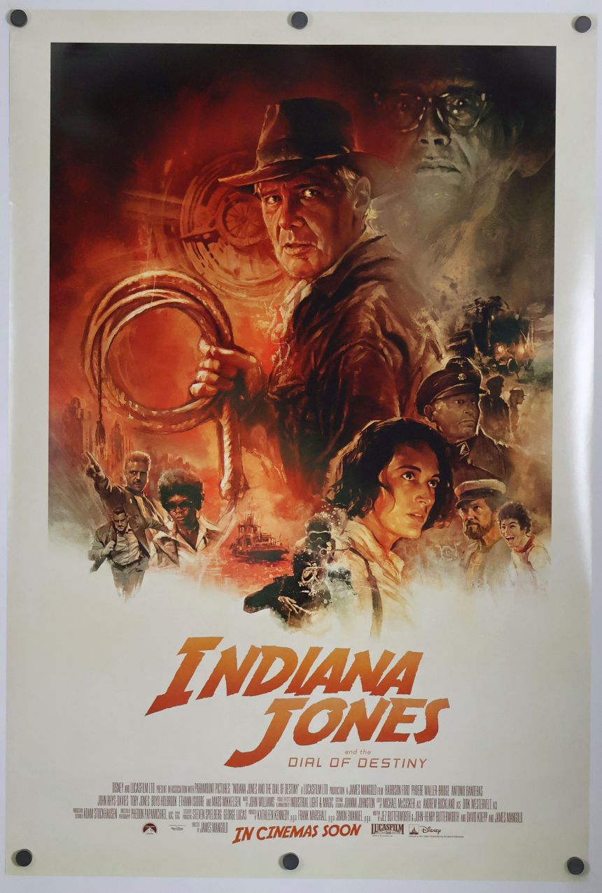 Untitled Indiana Jones Project (2023) original theatrical movie poster - International Style C
