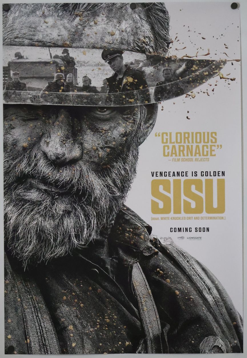 Sisu (2023) original theatrical movie poster - Final