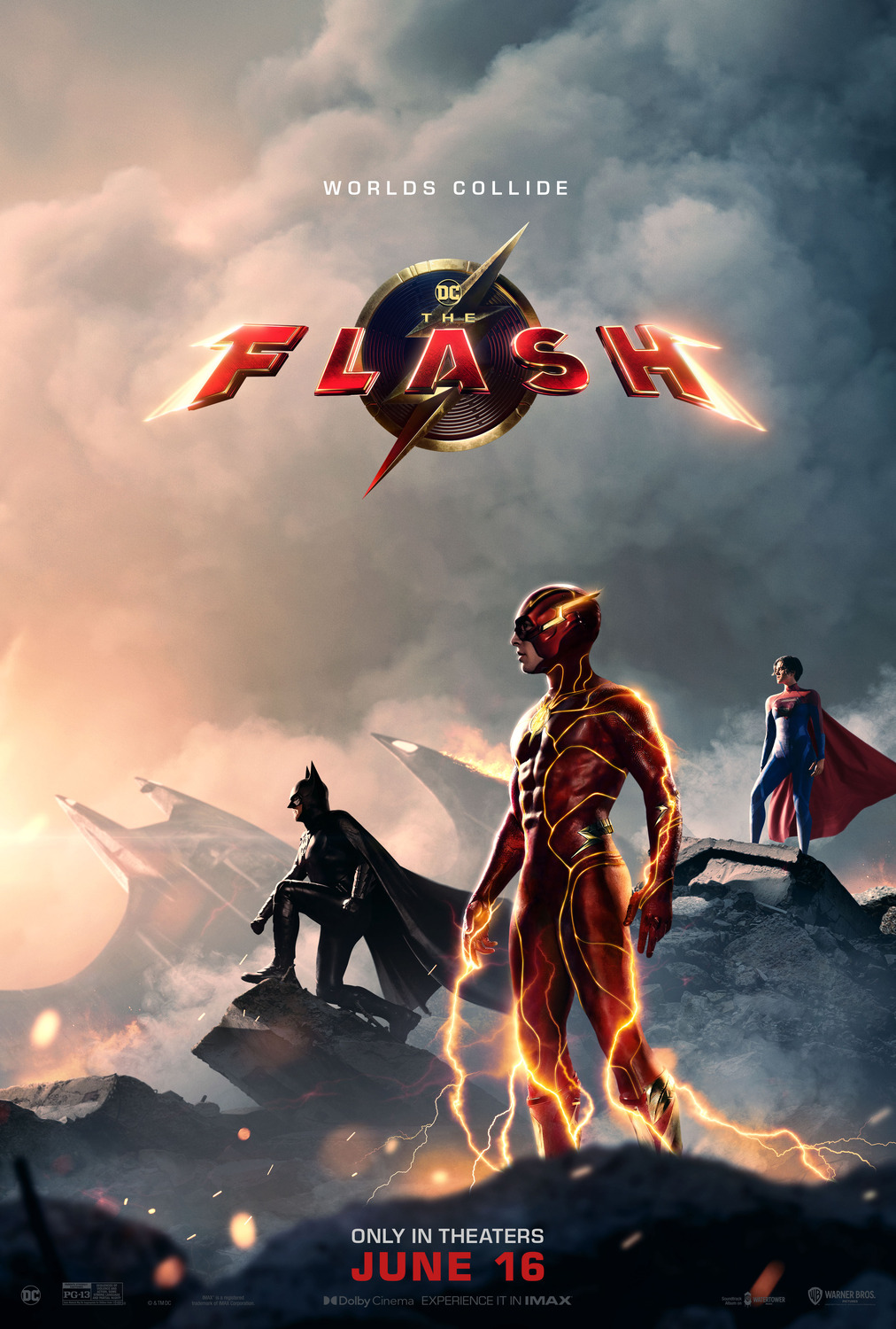 The Flash (2023) original theatrical movie poster - Style B