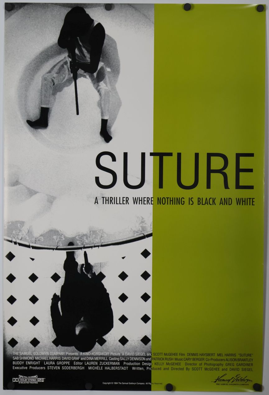 Suture (1993) original theatrical movie poster - Final