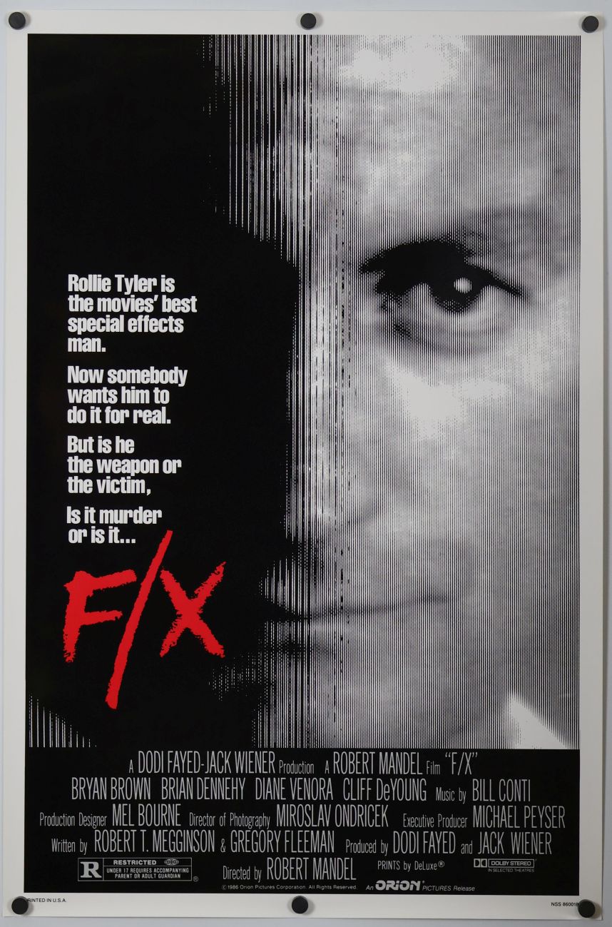 F/X (1986) original theatrical movie poster - Final