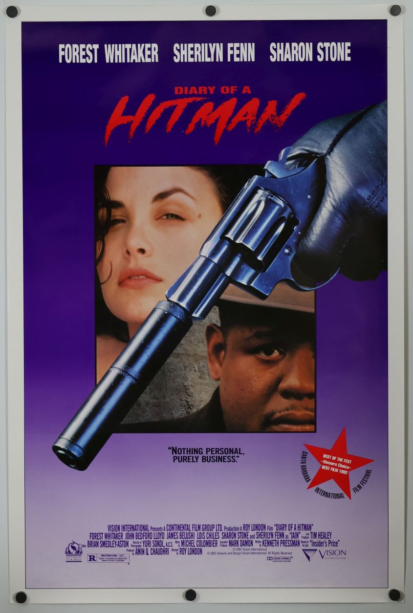 Diary of a Hitman (1991) original theatrical movie poster - Final
