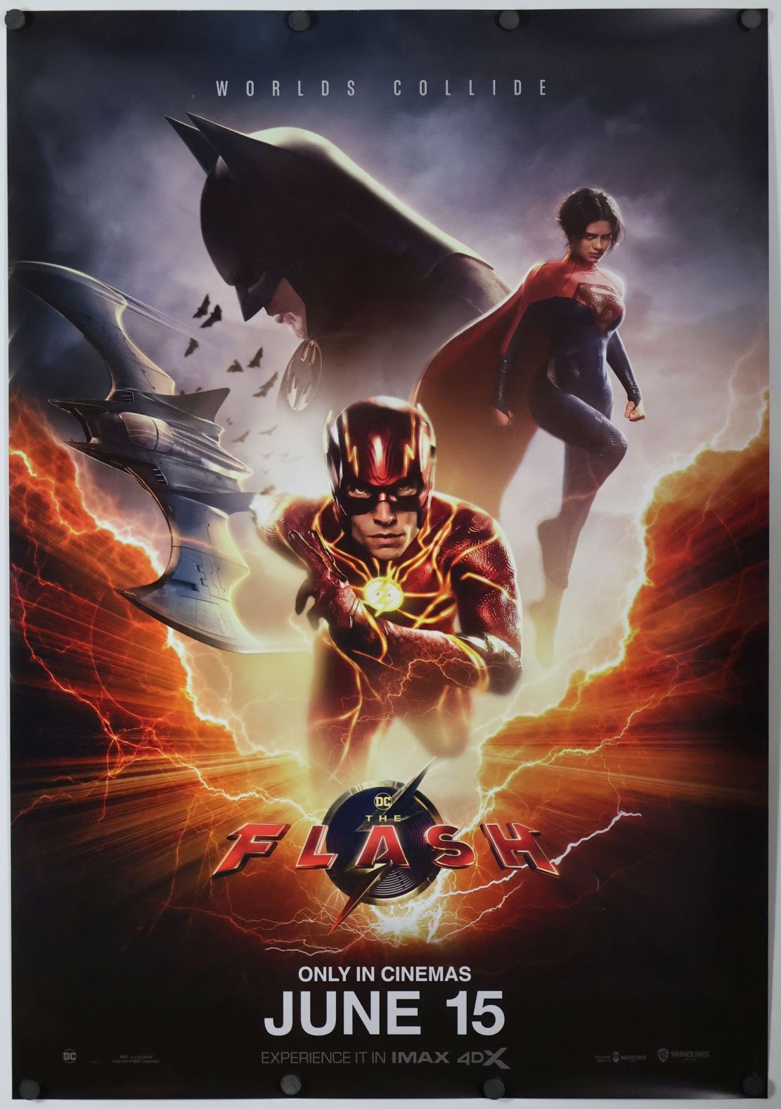 The Flash (2023) original theatrical movie poster - International Style E