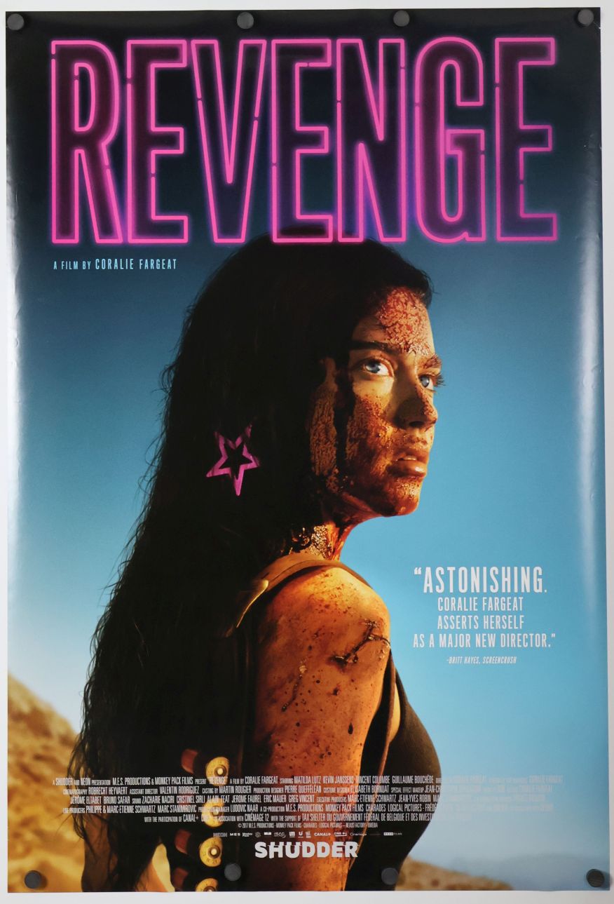 Revenge (2017) original theatrical movie poster - Final