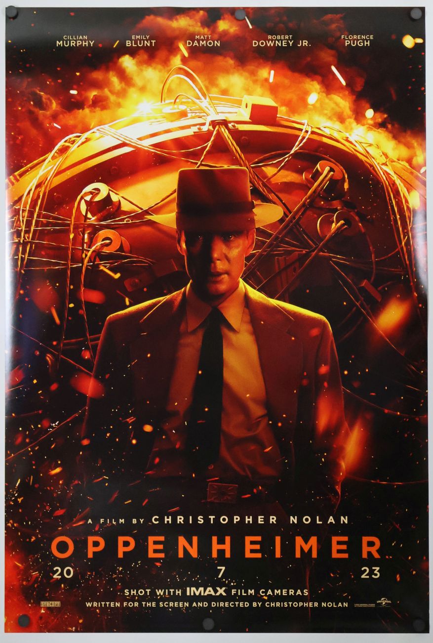 Oppenheimer (2023) original theatrical movie poster - International Advance C