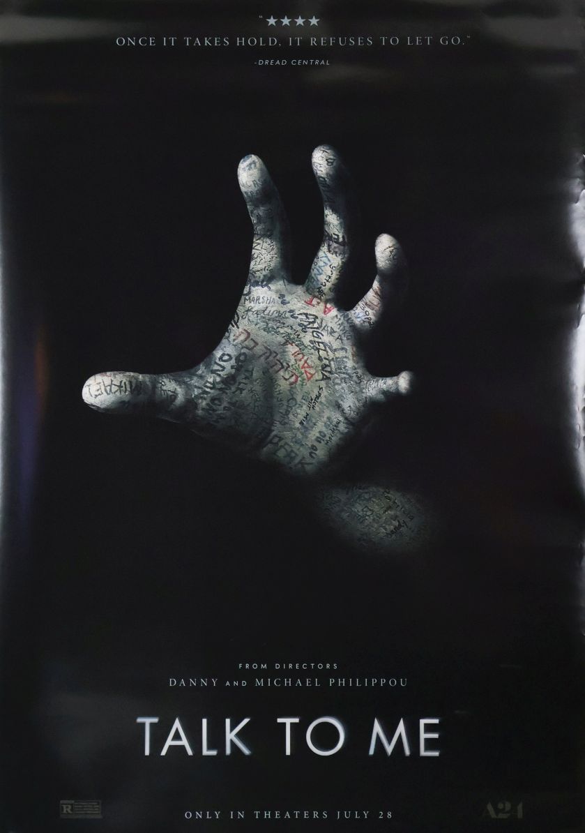 Talk to Me (2023) original theatrical movie poster - Advance