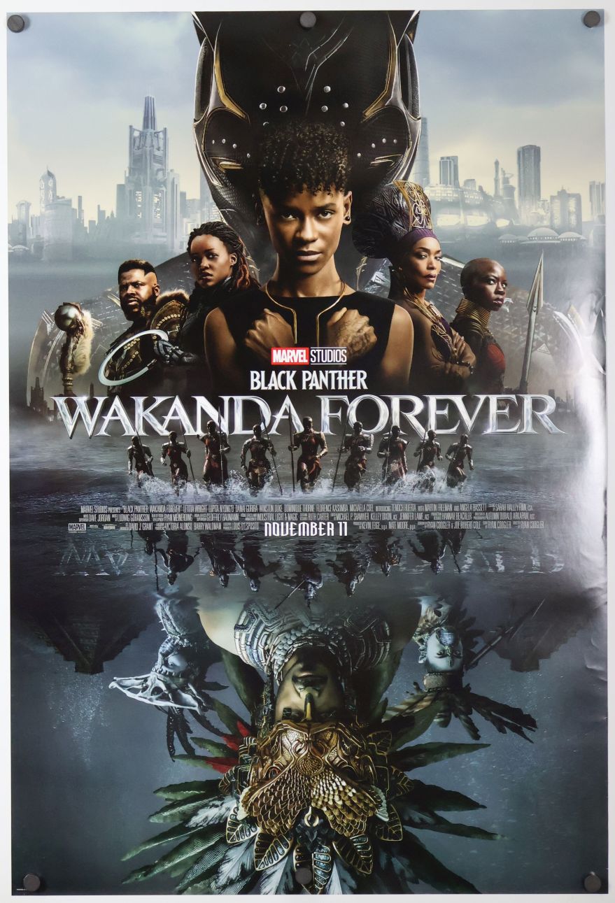 Black Panther: Wakanda Forever (2022) original theatrical movie poster - Final