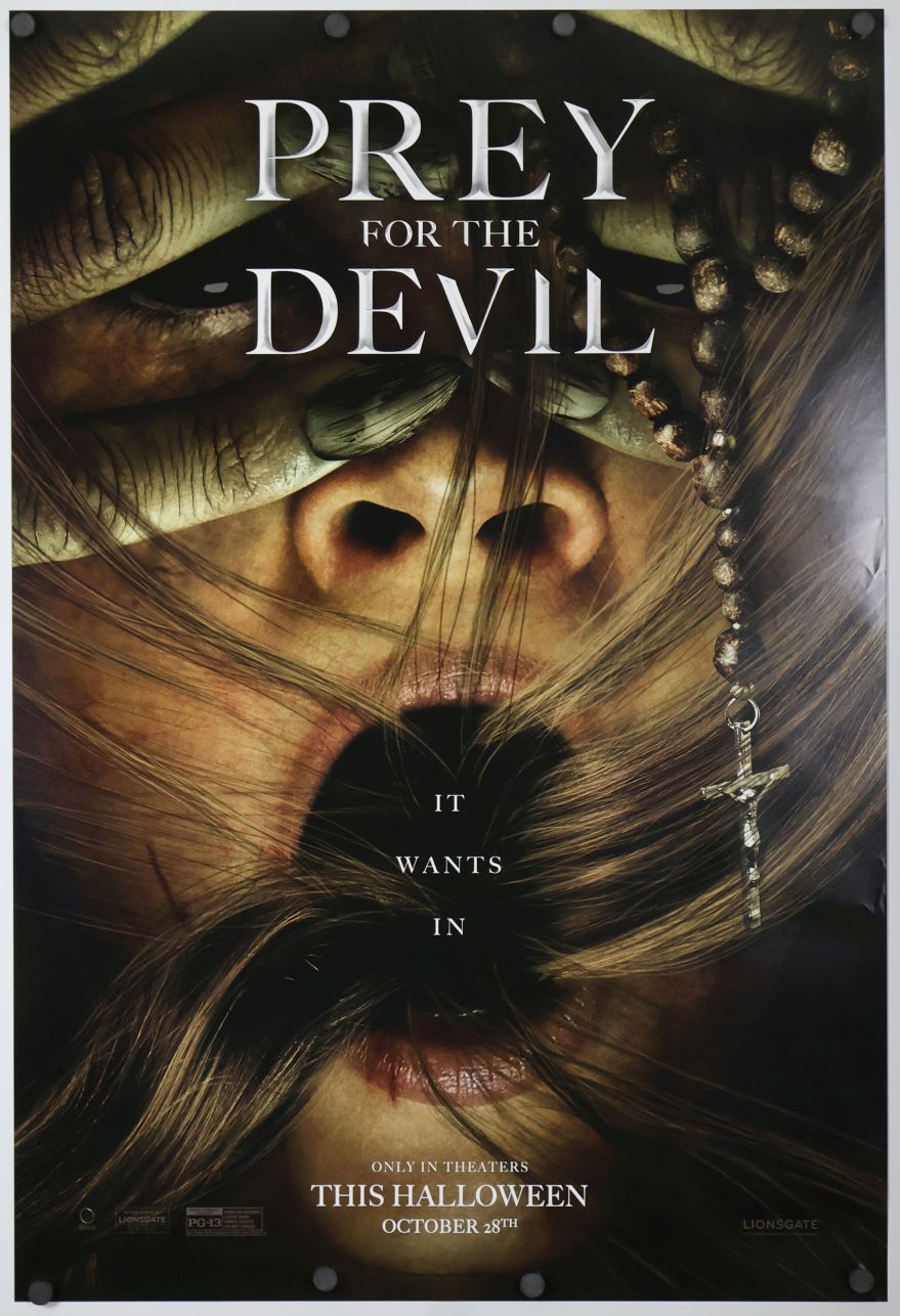 Prey for the Devil (2022) original theatrical movie poster - Final