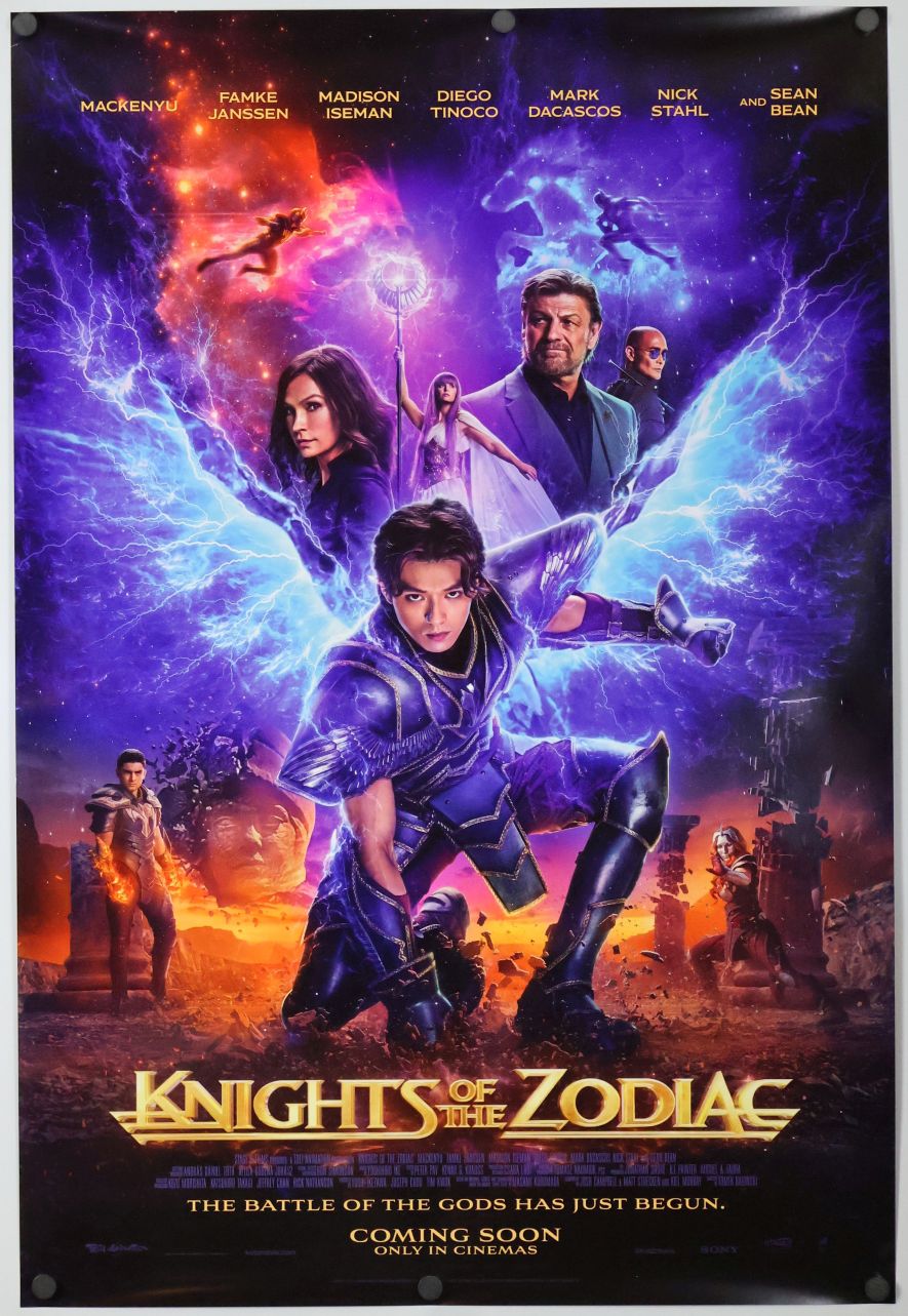 Knights of the Zodiac (2023) original theatrical movie poster - International Final