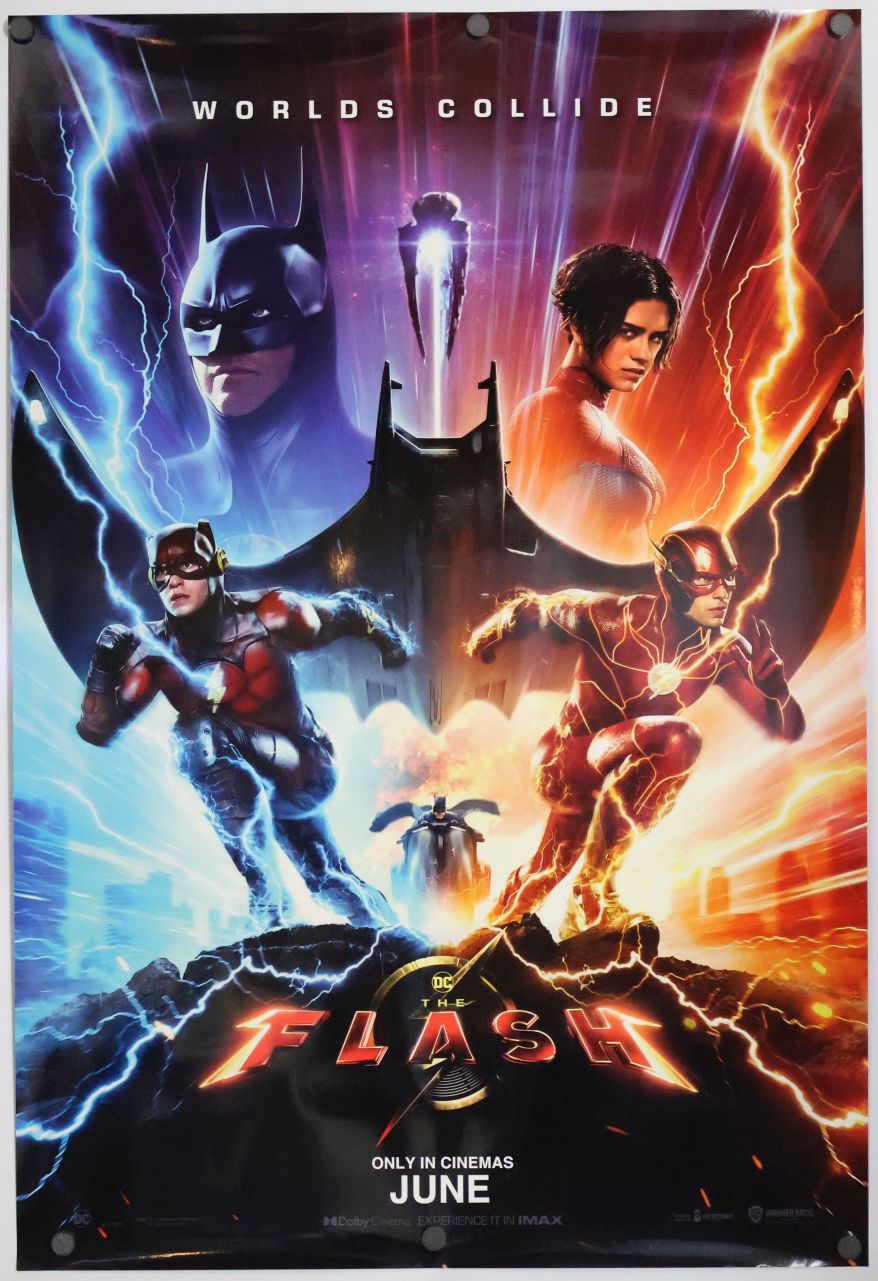 The Flash (2023) original theatrical movie poster - International Style F