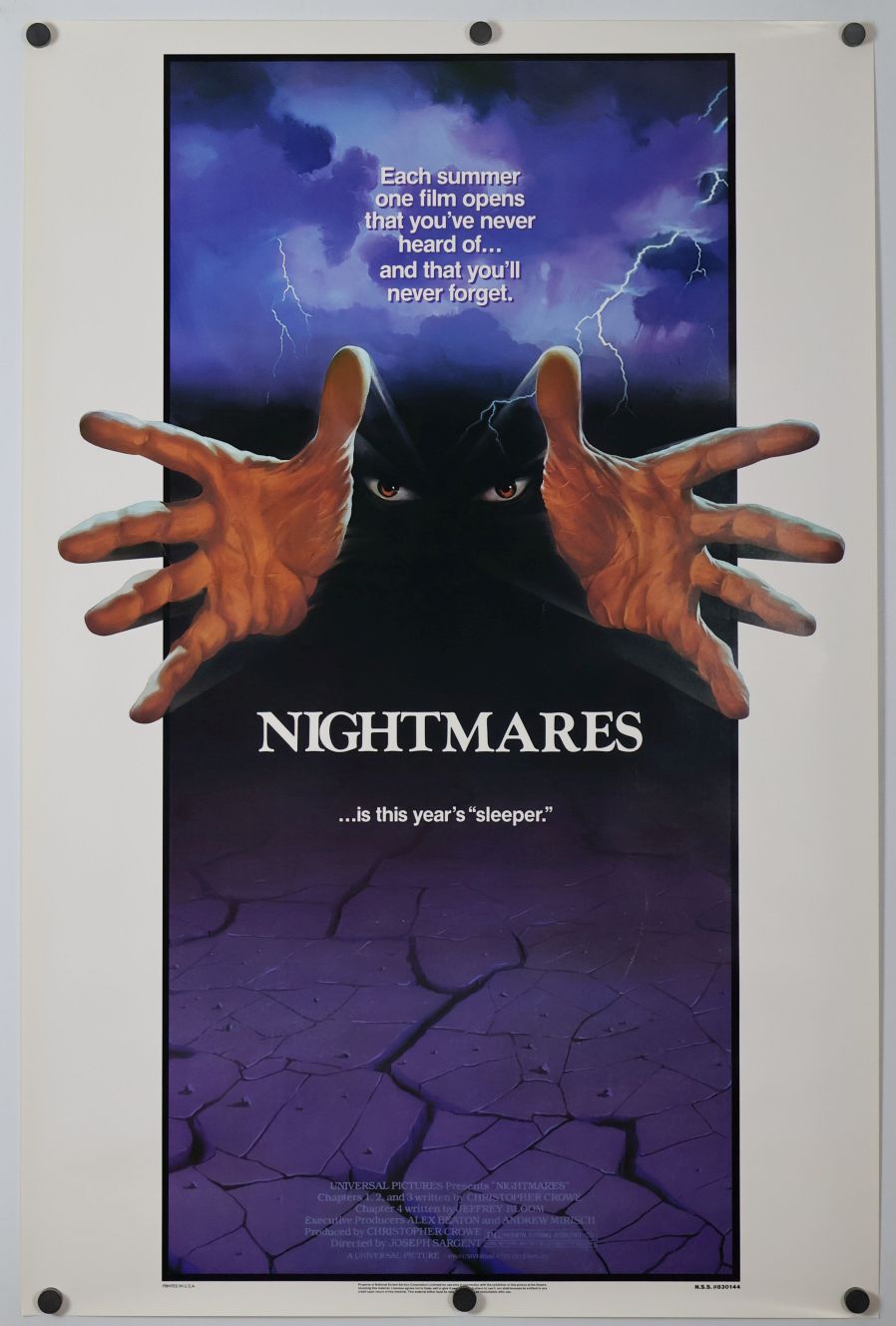 Nightmares (1983) original theatrical movie poster - Final