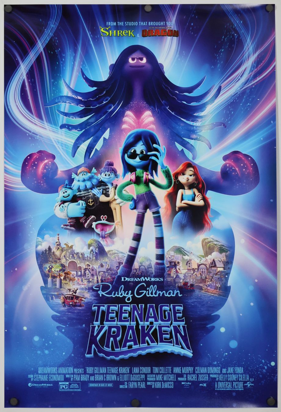 Ruby Gillman, Teenage Kraken (2023) original theatrical movie poster - Final