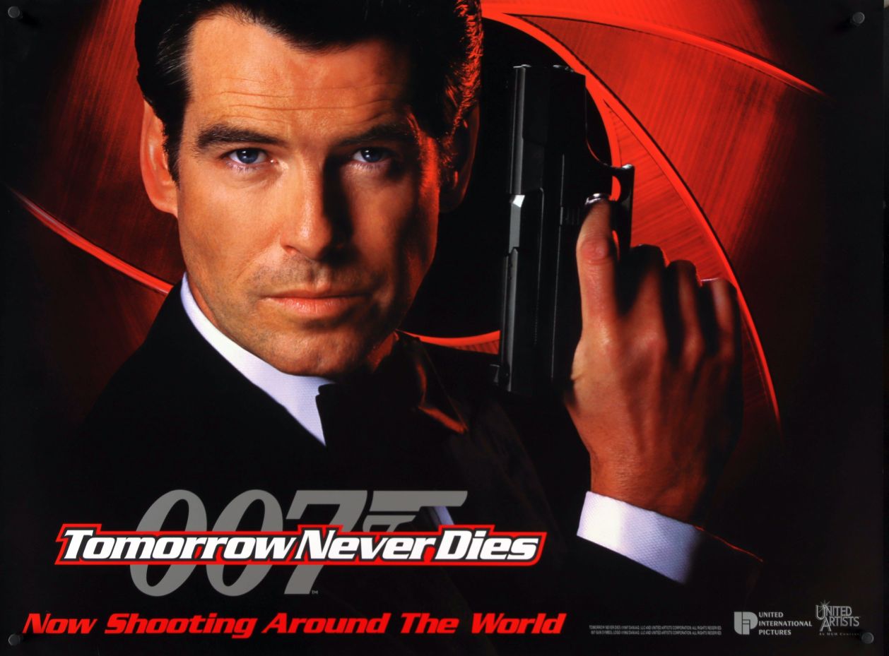 Tomorrow Never Dies (1997) original theatrical movie poster - Advance