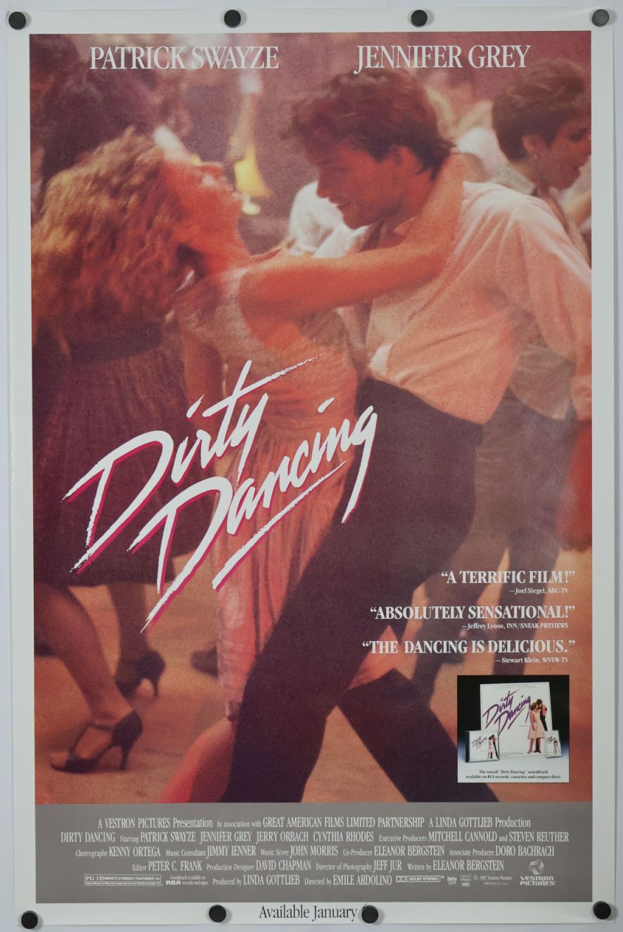 Dirty Dancing (1987) original theatrical movie poster - Video