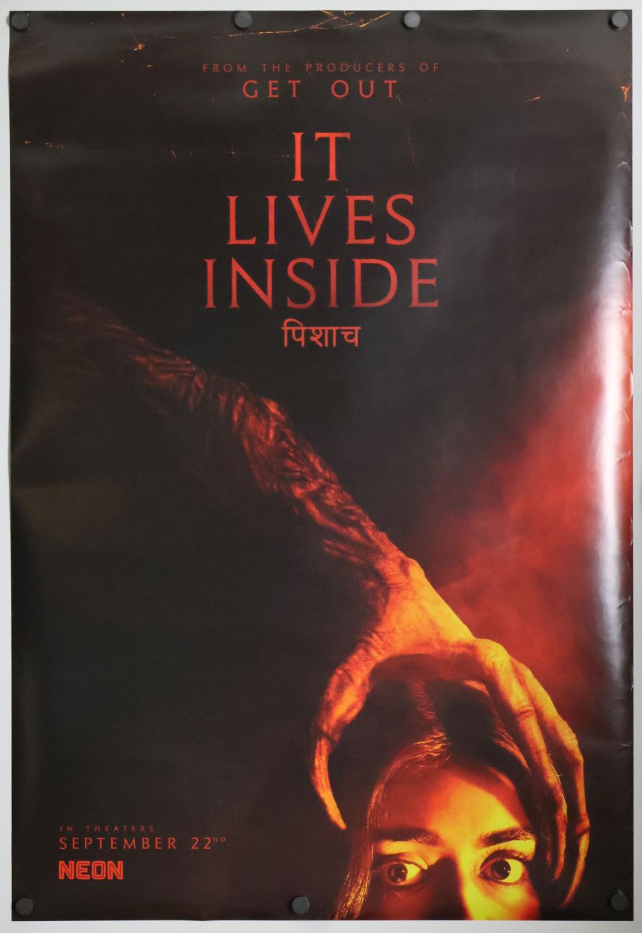 It Lives Inside (2023) original theatrical movie poster - Advance