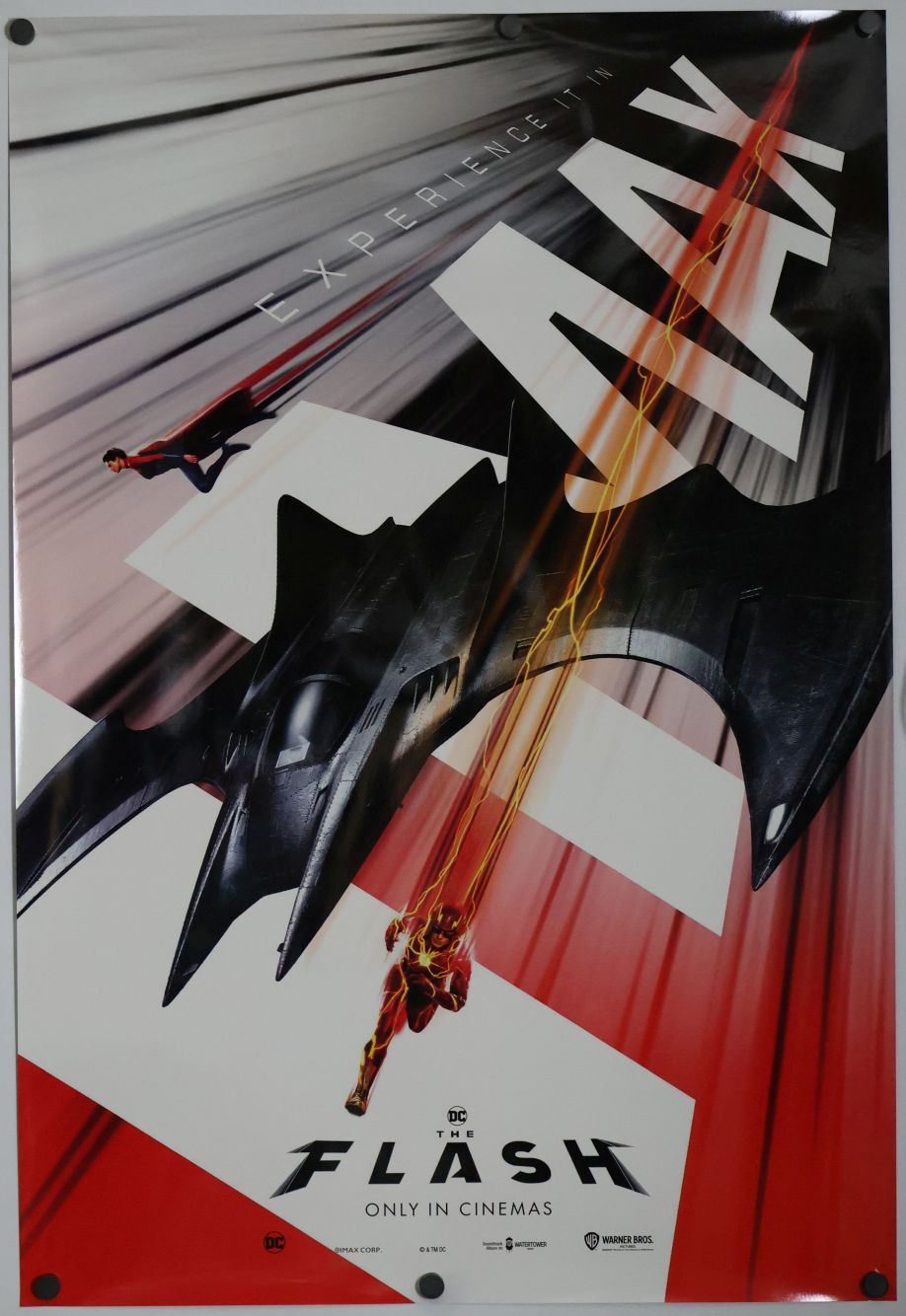 The Flash (2023) original theatrical movie poster - International IMAX