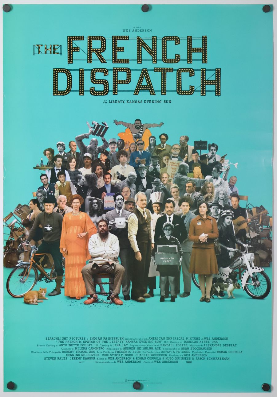 The French Dispatch (2021) original theatrical movie poster - Final