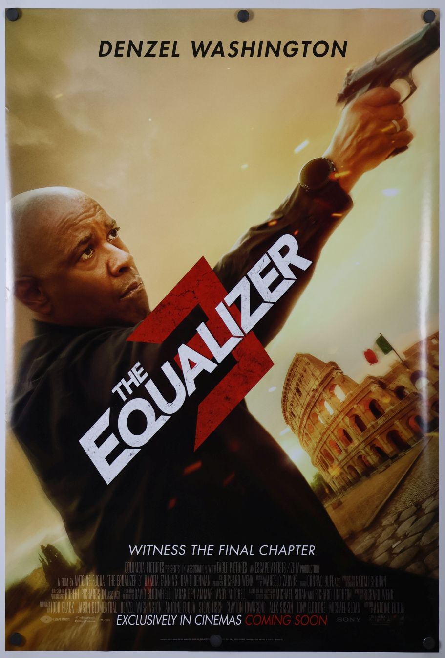 The Equalizer 3 (2023) original theatrical movie poster - International Final