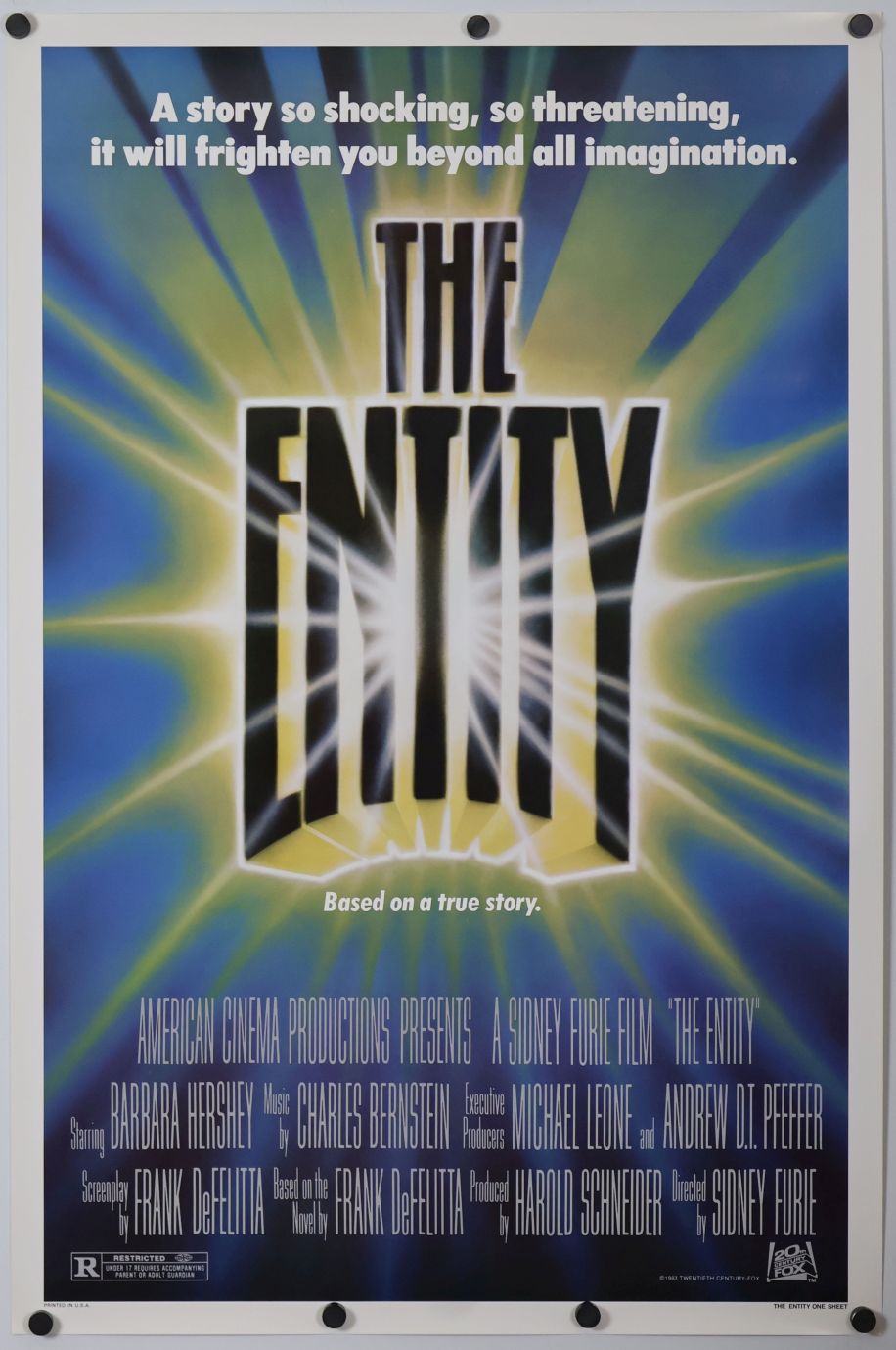 The Entity (2012) original theatrical movie poster - Final