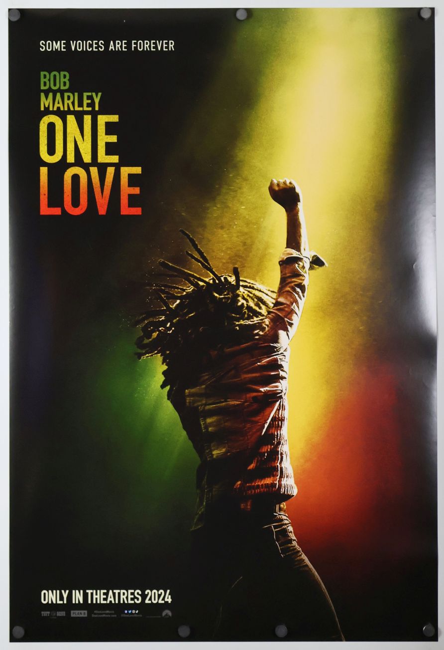 Bob Marley: One Love (2024) original theatrical movie poster - Advance