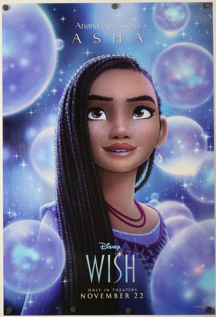 Wish (2023) original theatrical movie poster - Advance Style B