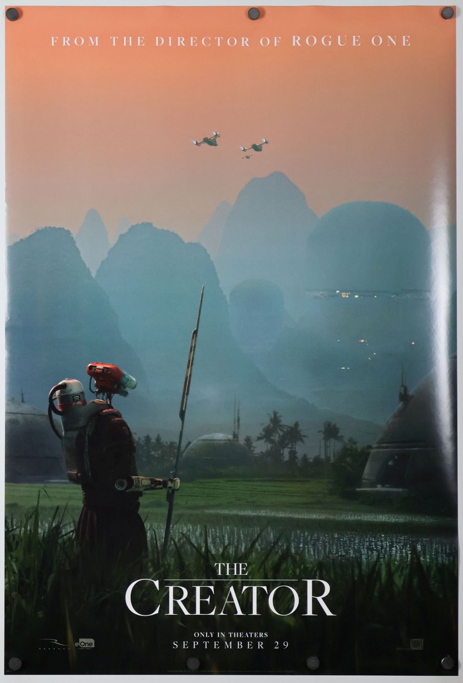 The Creator (2023) original theatrical movie poster - Advance