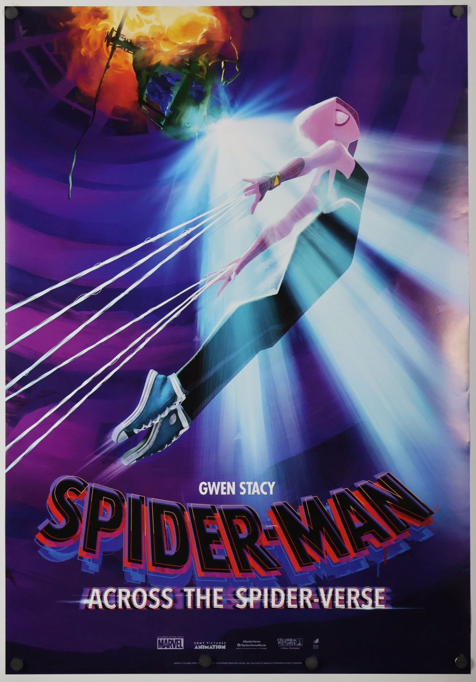 Spider-Man: Across the Spider-Verse (2023) original theatrical movie poster - Advance Style A
