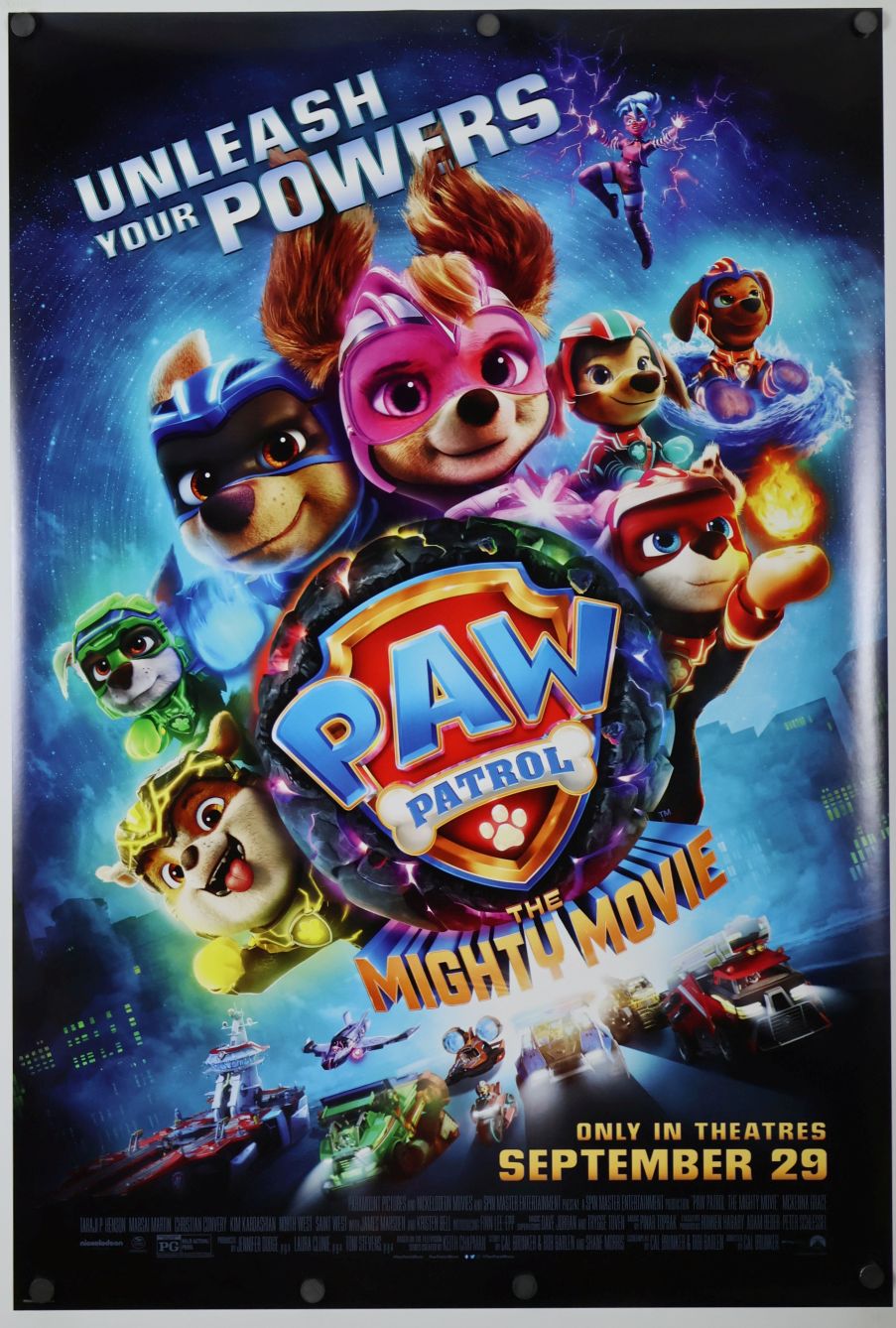 PAW Patrol: The Mighty Movie (2023) original theatrical movie poster - Final