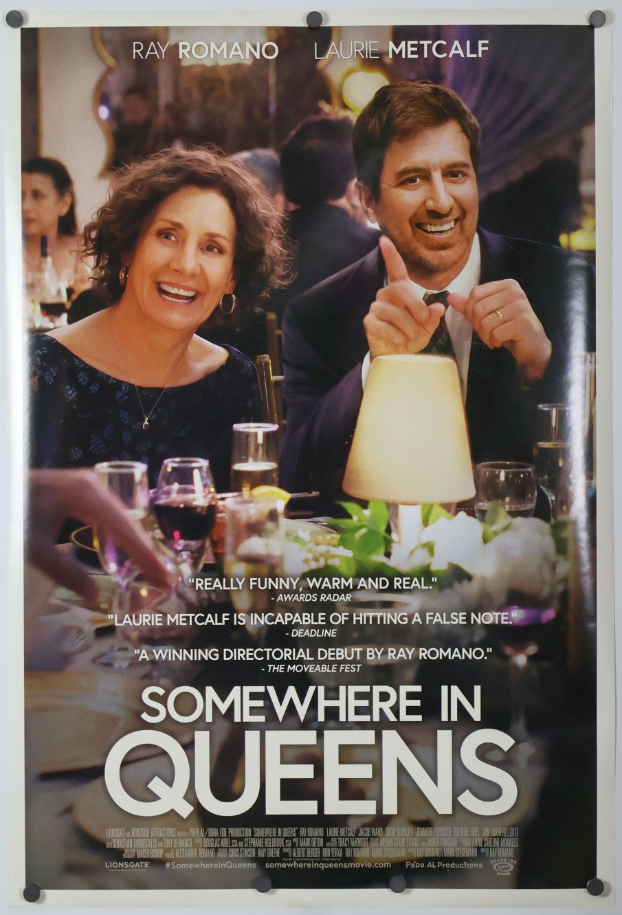 Somewhere in Queens (2023) original theatrical movie poster - Final