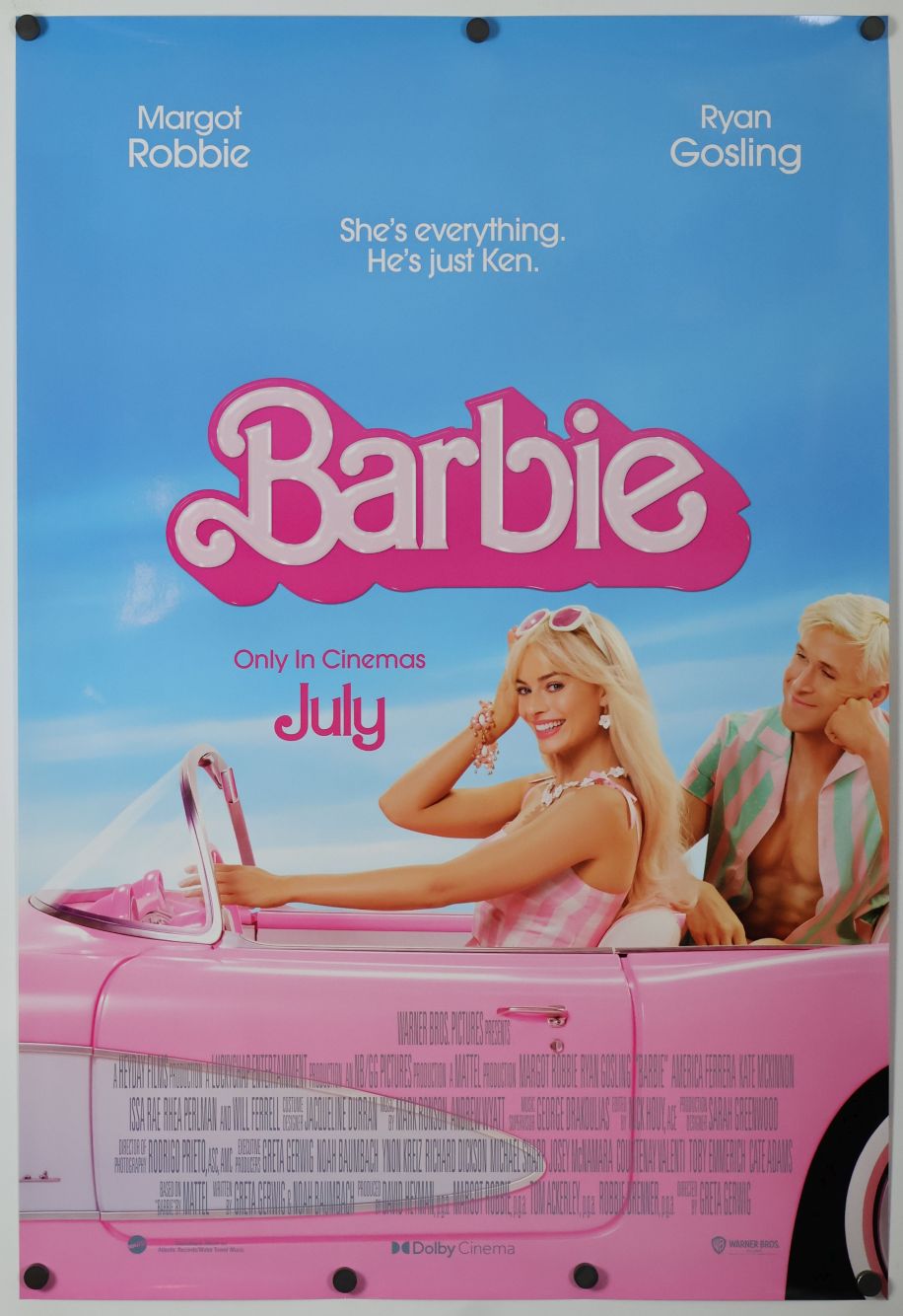 Barbie (2023) original theatrical movie poster - International Final