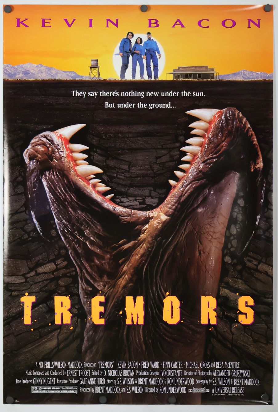 Tremors (1990) original theatrical movie poster - Final