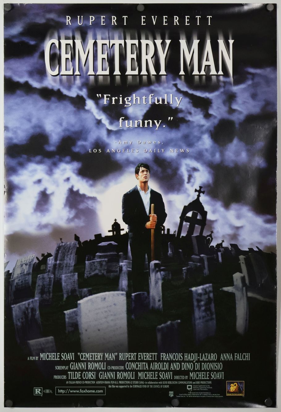 Cemetery Man (1996) original theatrical movie poster - Video