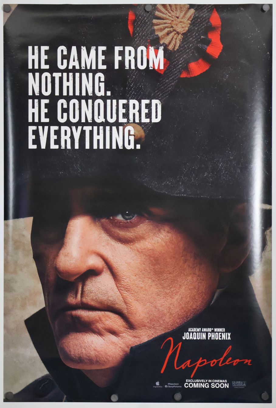 Napoleon (2023) original theatrical movie poster - International Advance