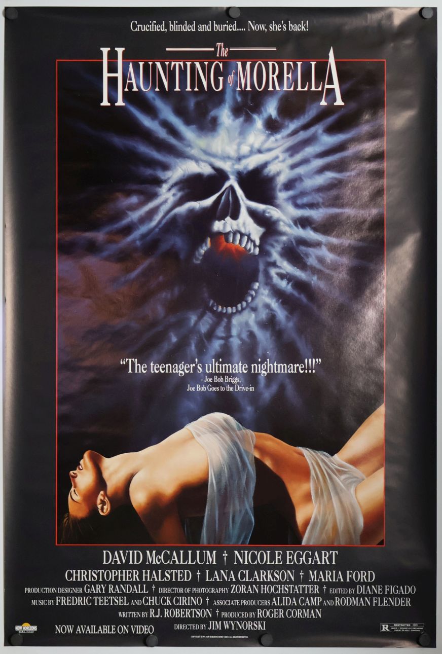 The Haunting of Morella (1990) original theatrical movie poster - Video