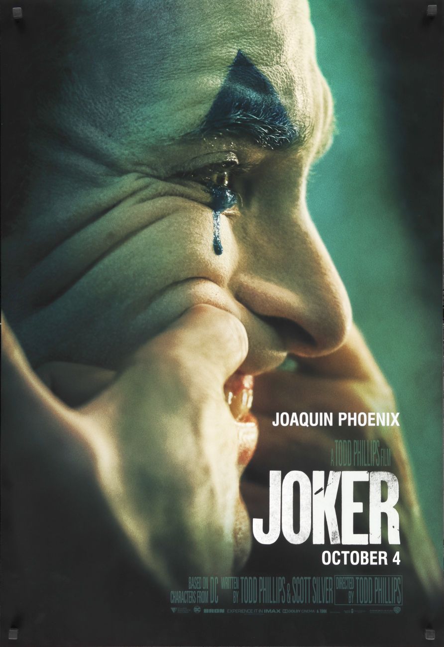 Joker (2019) original theatrical movie poster - Advance