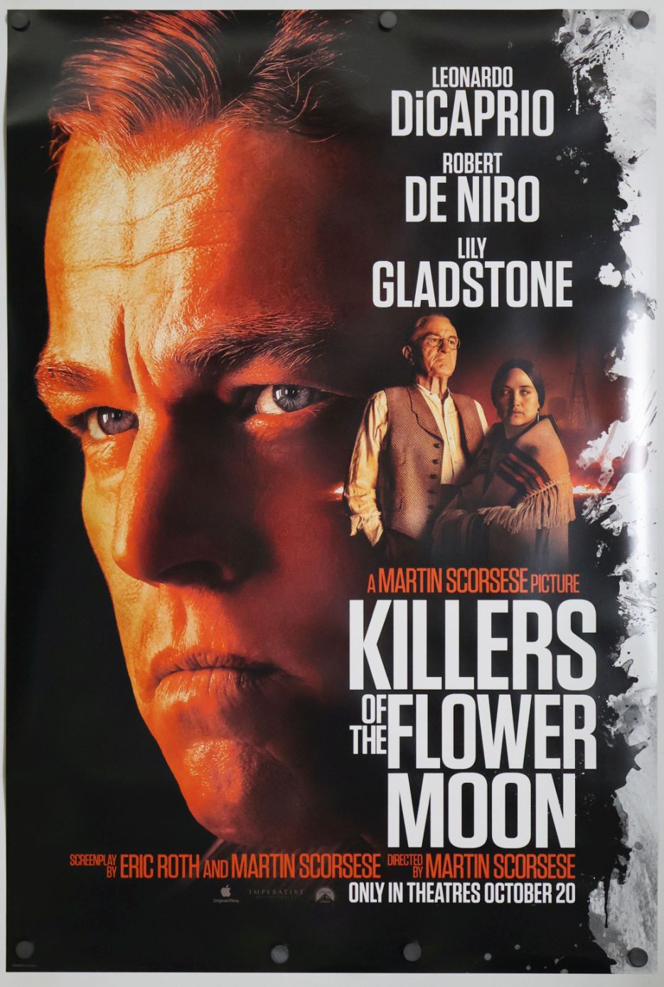 Killers of the Flower Moon (2023) original theatrical movie poster - Advance