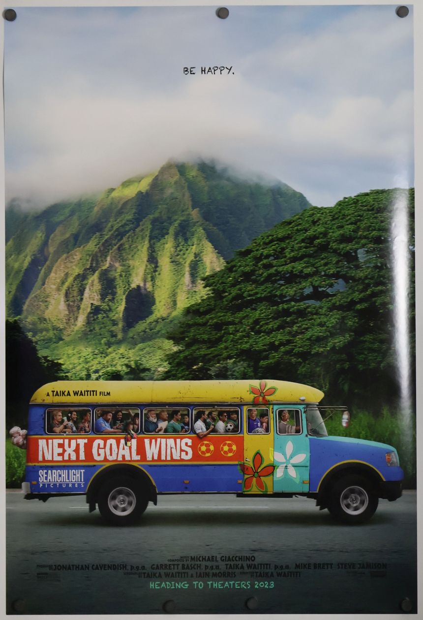 Next Goal Wins (2023) original theatrical movie poster - Advance