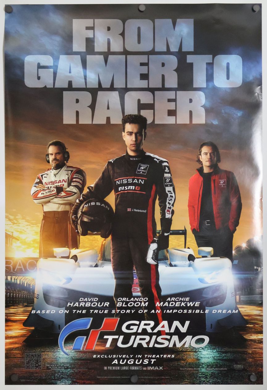 Gran Turismo (2023) original theatrical movie poster - Advance